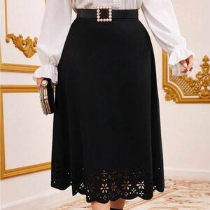 Plus Size Women'S A-Line Skirt